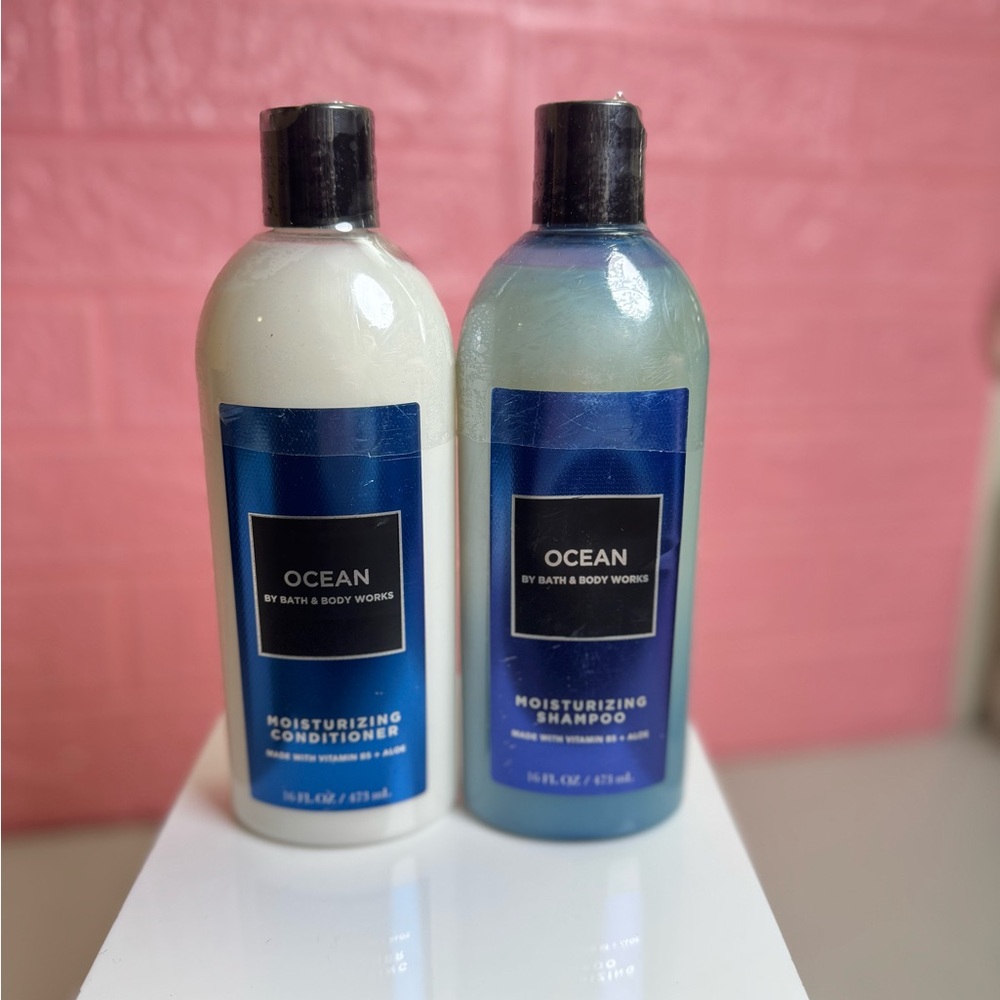 NEW Bath & Body Works shampoo and conditioner  
 16 FL OZ Men's Collection OCEAN